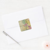 Palestina of het Heilige Land Vierkante Sticker (Envelop)