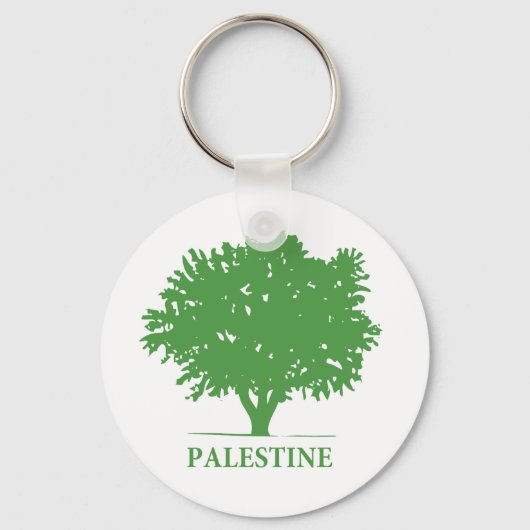 Palestina - Olijfbomen in shirt Sleutelhanger (Voorkant)