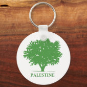 Palestina - Olijfbomen in shirt Sleutelhanger (Voorkant)
