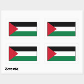 Palestina - Palestijnse vlag Rechthoekige Sticker (Vel)