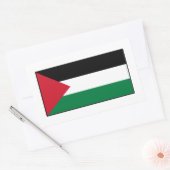 Palestina - Palestijnse vlag Rechthoekige Sticker (Envelop)