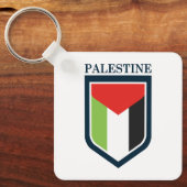 Palestina & Palestijnse vlag Sleutelhanger (Voorkant)