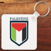 Palestina & Palestijnse vlag Sleutelhanger (Achterkant)