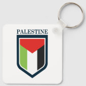 Palestina & Palestijnse vlag Sleutelhanger (Achterkant)