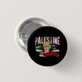 Palestina Palestijnse vlag Vist Gaza Ronde Button 3,2 Cm (Voorkant /achterkant)