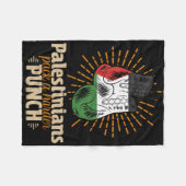 Palestina Palestijnse worstelboksen Fleece Deken (Voorkant (Horizontaal))