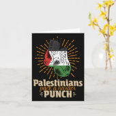 Palestina Palestijnse worstelboksen Kaart (Gele Bloem)