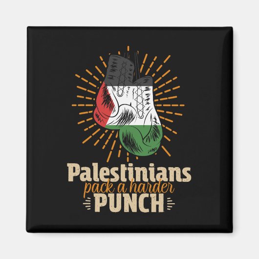 Palestina Palestijnse worstelboksen Magneet (Voorkant)