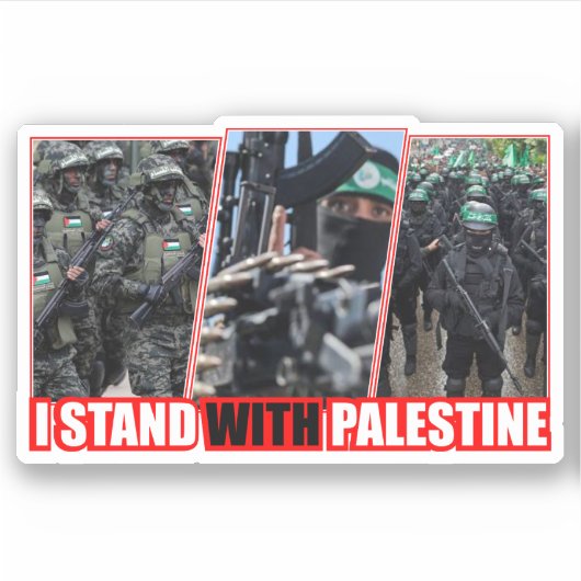 Palestina Palestina Sticker (Voorkant)