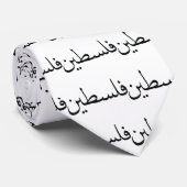 Palestina / Palestina Stropdas (Opgerold)