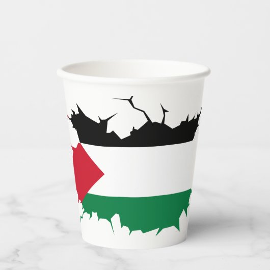 Palestina Papieren Bekers (Voorkant)