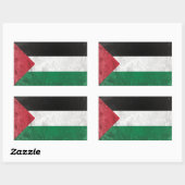 Palestina Rechthoekige Sticker (Vel)