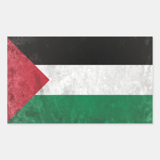 Palestina Rechthoekige Sticker (Voorkant)