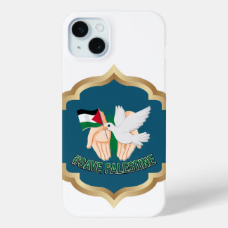 Palestina redden iPhone 15 mini hoesje
