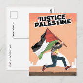 Palestina Reizen waterverf retro Briefkaart (Voorkant / Achterkant)