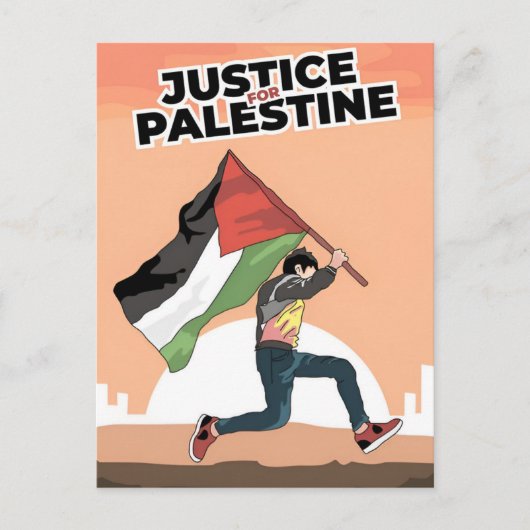 Palestina Reizen waterverf retro Briefkaart (Voorkant)