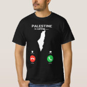 Palestina roept t-shirt (Voorkant)