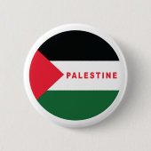 Palestina Ronde Button 5,7 Cm (Voorkant)