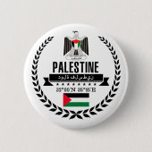 Palestina Ronde Button 5,7 Cm (Voorkant)
