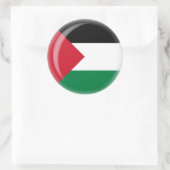 Palestina Ronde Sticker (Tas)