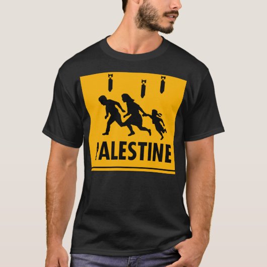 Palestina-Shirt T-shirt (Voorkant)