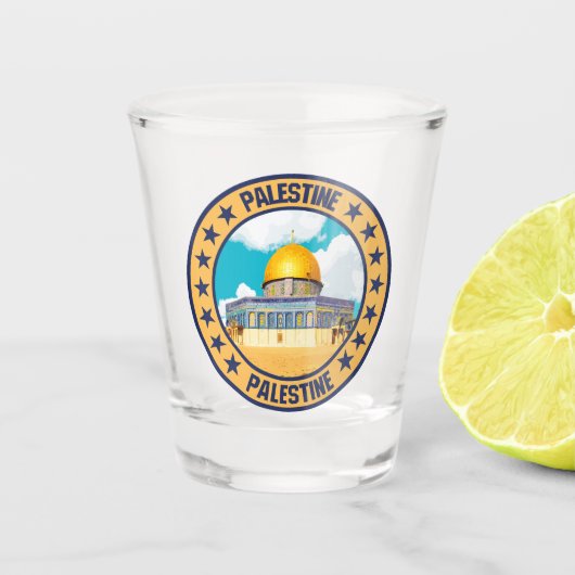 Palestina Shot Glas (Voorkant)