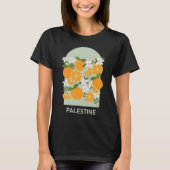 Palestina sinaasappels levendig kleurrijk ontwerp t-shirt (Voorkant)