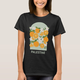 Palestina sinaasappels levendig kleurrijk ontwerp t-shirt