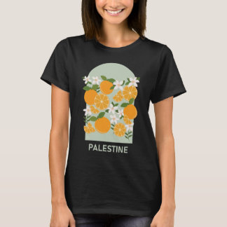 Palestina sinaasappels levendig kleurrijk ontwerp t-shirt