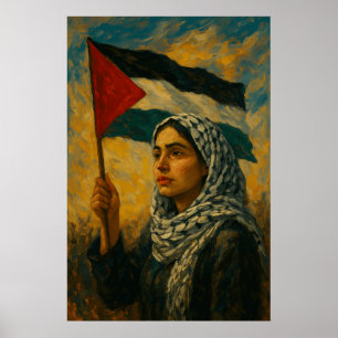 Palestina staat Het zal vrij zijn Poster
