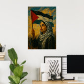 Palestina staat | Het zal vrij zijn Poster (Thuiskantoor)