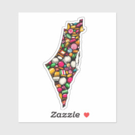 PALESTINA Suiker van verzet, proef de hoop. Sticker