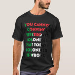 Palestina T-shirt - Gaza Palestijns T-shirt<br><div class="desc">Palestine T-shirt, T-shirt met lange mouwen, zeg nee tegen de genocide op Gaza met dit unieke Palestijnse T-shirt : "Je kunt de kolonisator van gisteren niet overtuigen dat de kolonisator van vandaag het bij het verkeerde eind heeft. "Dit Palestine Quote T-shirt met lange mouwen voor mannen, heeft een gewaagde uitspraak,...</div>