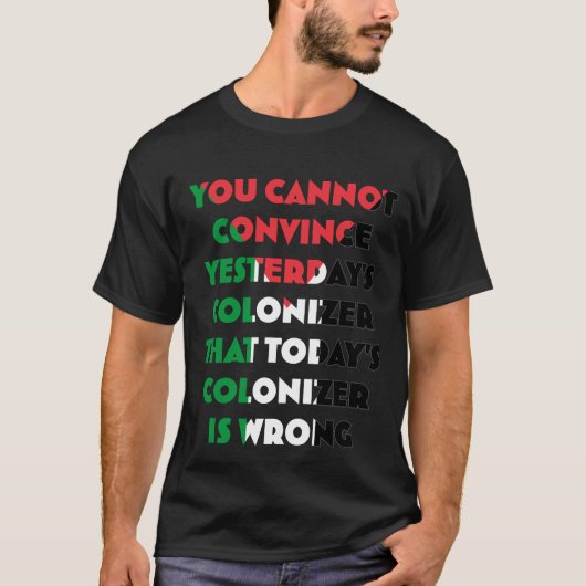 Palestina T-shirt - Gaza Palestijns T-shirt (Voorkant)