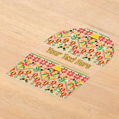 Palestina Tatreez Traditioneel Borduurwerk Acryl Uitnodigingen (Laagn)