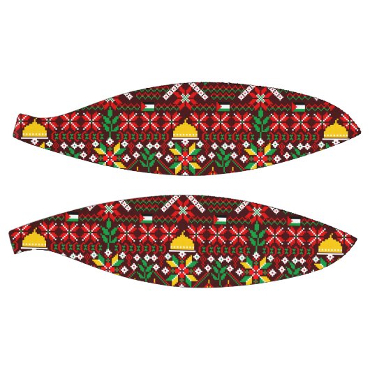 Palestina Tatreez Traditioneel Borduurwerk Basketbal (Panelen)