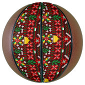 Palestina Tatreez Traditioneel Borduurwerk Basketbal (Verticaal)