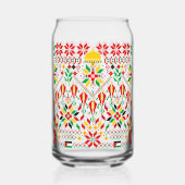 Palestina Tatreez Traditioneel Borduurwerk Blikvorm Glas (Achterkant)