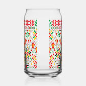 Palestina Tatreez Traditioneel Borduurwerk Blikvorm Glas (Rechts)