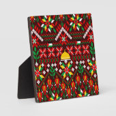 Palestina Tatreez Traditioneel Borduurwerk Fotoplaat (Voorkant)