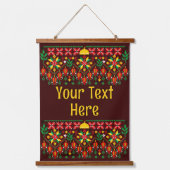 Palestina Tatreez Traditioneel Borduurwerk Hangend Wandkleed (Voorkant)