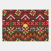 Palestina Tatreez Traditioneel Borduurwerk Inpakpapier Vel (Voorkant 3)