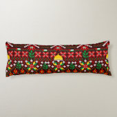 Palestina Tatreez Traditioneel Borduurwerk Lichaamskussen (Achterkant)