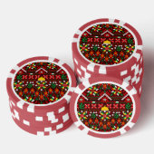 Palestina Tatreez Traditioneel Borduurwerk Poker Chips (Opstapeling)