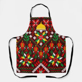 Palestina Tatreez Traditioneel Borduurwerk Schort (Voorkant)