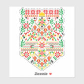 Palestina Tatreez Traditioneel Borduurwerk Sticker (Vel)