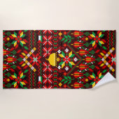 Palestina Tatreez Traditioneel Borduurwerk Strandlaken (Voorkant)