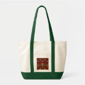 Palestina Tatreez Traditioneel Borduurwerk Tote Bag (Voorkant)