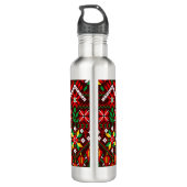 Palestina Tatreez Traditioneel Borduurwerk Waterfles (Achterkant)