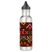 Palestina Tatreez Traditioneel Borduurwerk Waterfles (Rechts)